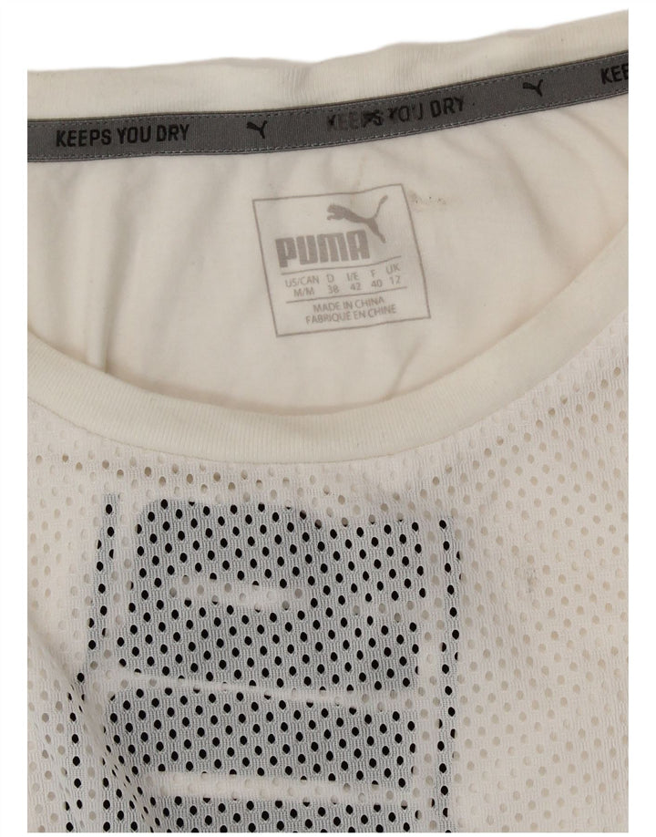 Top cu vestă grafică pentru femei Puma UK 12 Medium White