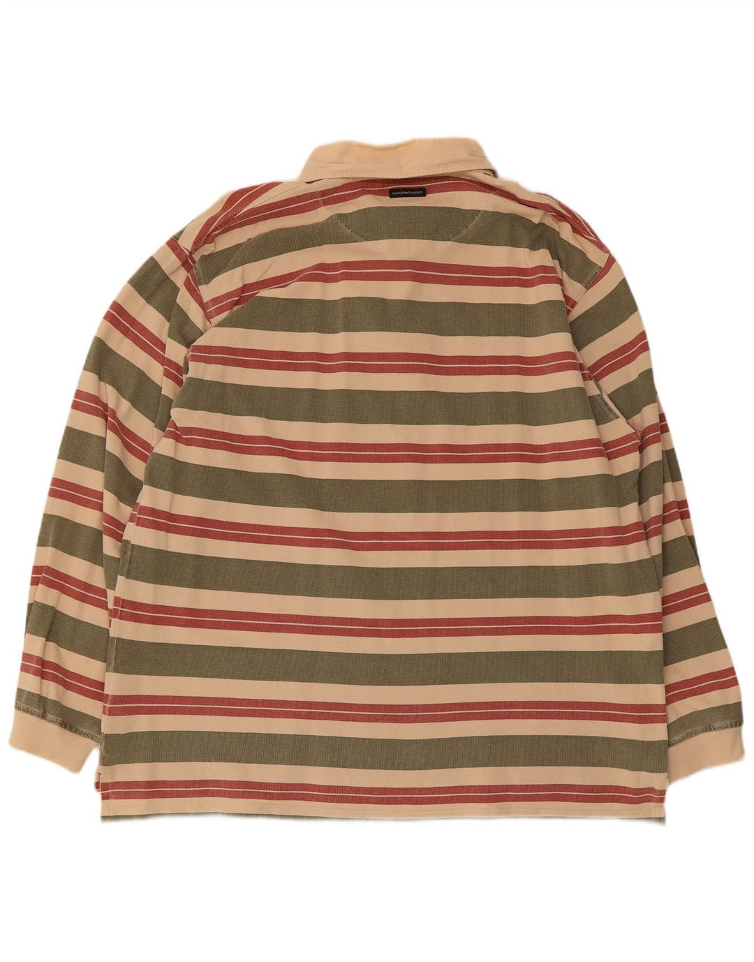 Tricou polo cu mânecă lungă pentru bărbați Marlboro Classics 3XL, cu dungi multicolore