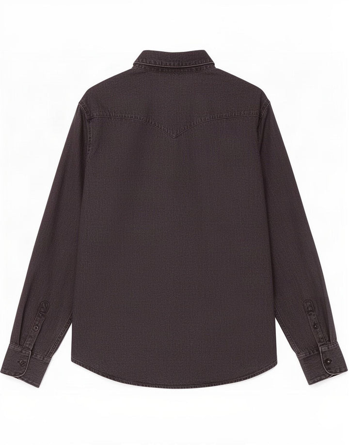 Cămașă Levi's pentru bărbați, bumbac mediu negru