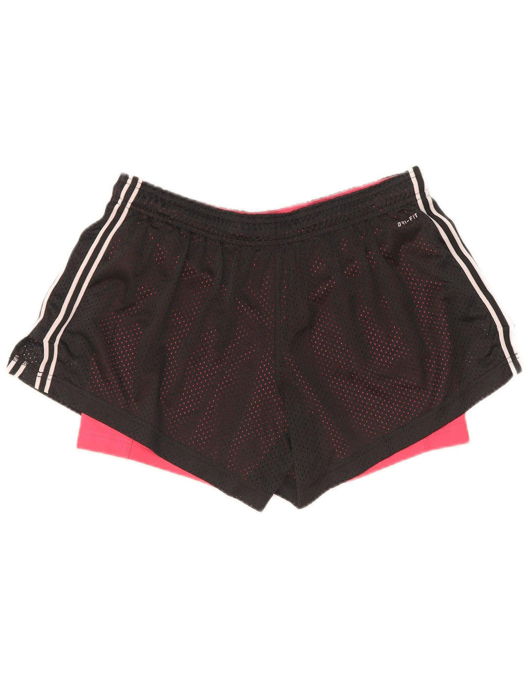 Pantaloni scurți sport Nike Dri Fit pentru femei UK 14, mari, negru, poliester