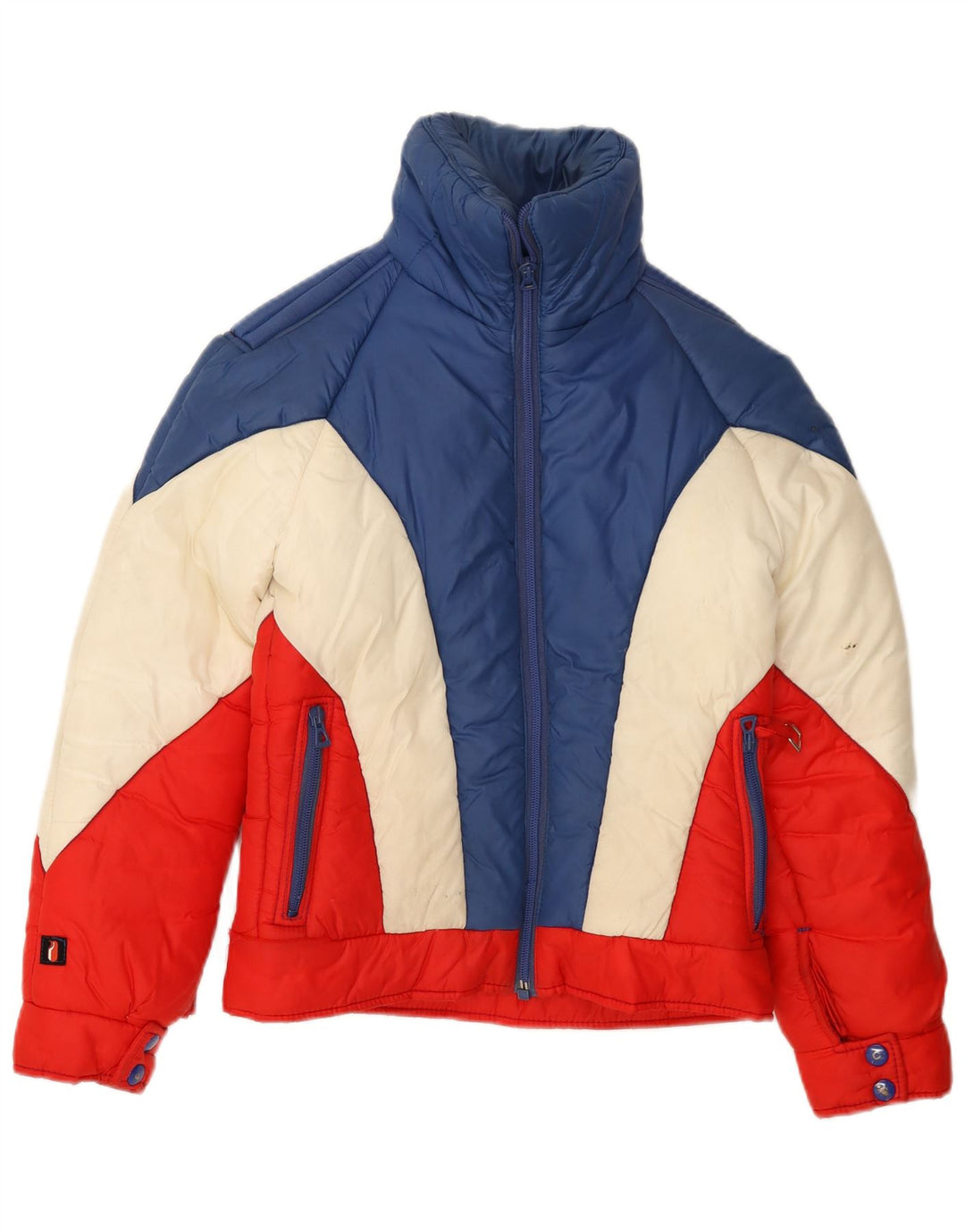 Jachetă căptușită cu glugă pentru femei Ellesse IT 42 Medium Multicolor Colorblock