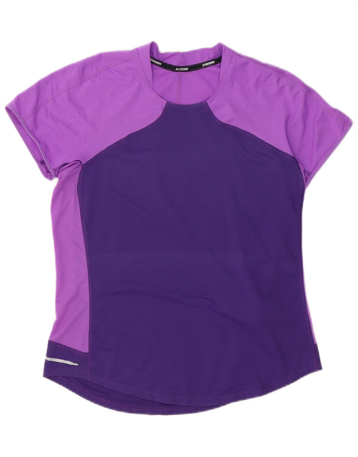 Tricou Nike Dri Fit pentru femei Top UK 12 Medium Purple Colorblock Poliester