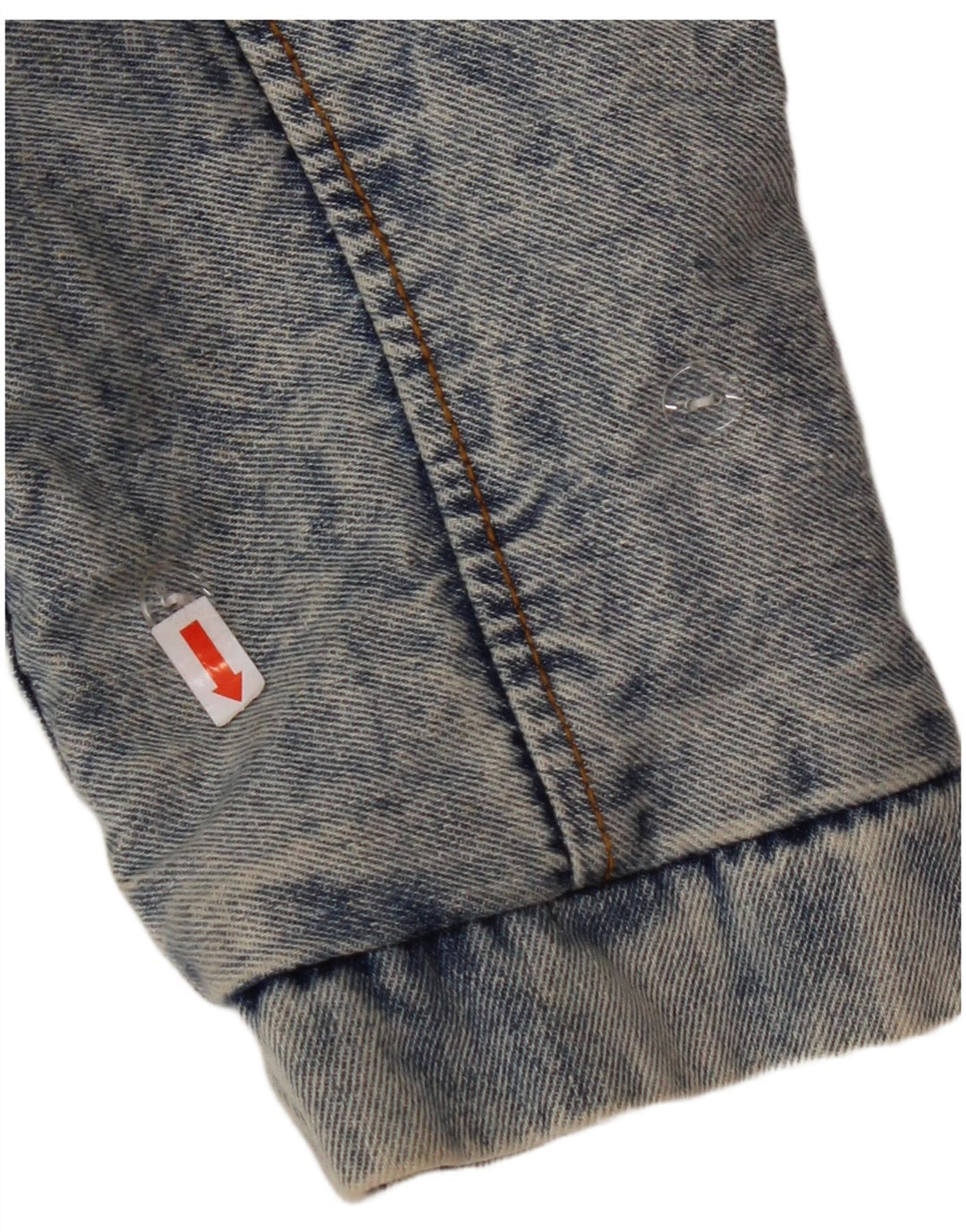COLECȚIE NOUĂ Jachetă de denim supradimensionată pentru femei cu mâneci 3/4 UK 10 Small Blue