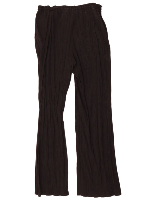 Pantaloni casual pentru femei Flare Zara Mediu L32 L32 Viscoză Neagră