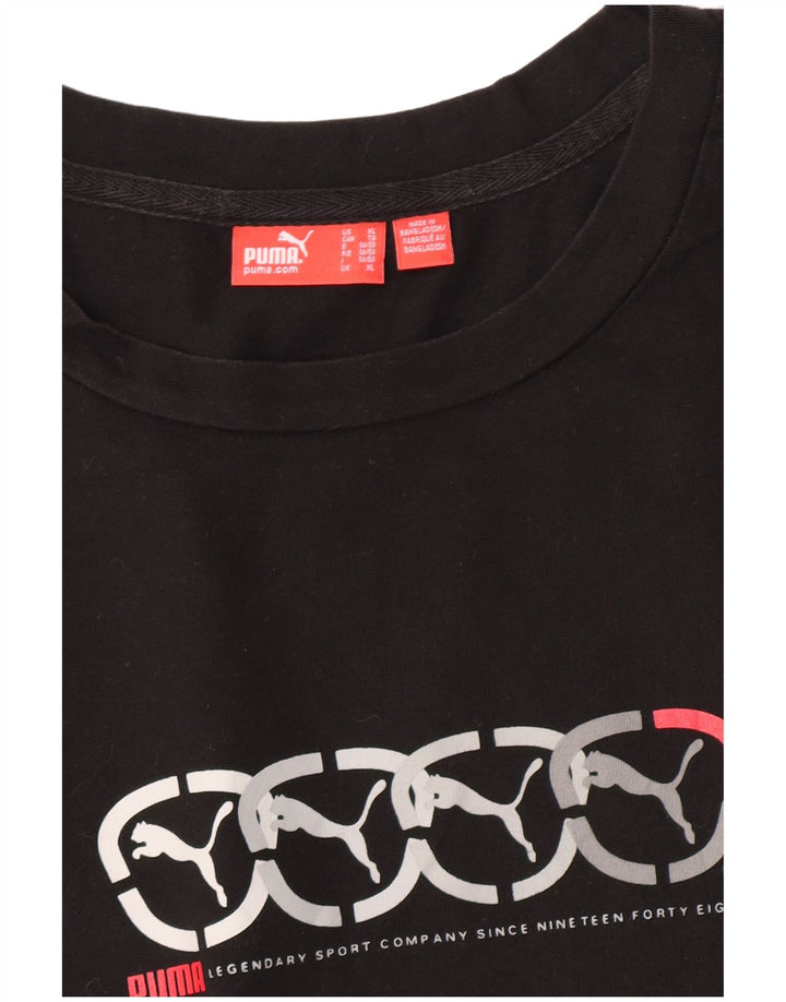 Vesta grafică pentru bărbați Puma XL, negru