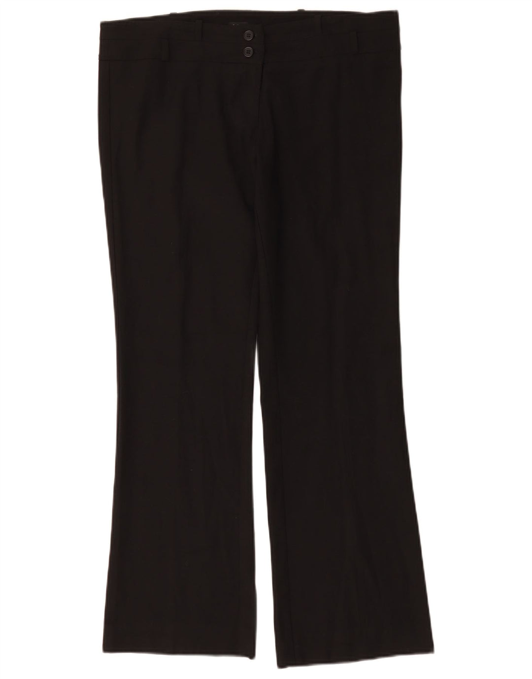 Pantaloni casual pentru femei Oasis Bootcut UK 12 Medium L34 L29 Poliester negru