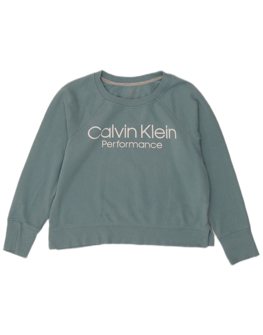 CALVIN KLEIN Pulover supradimensionat pentru femei UK 10 Small Green