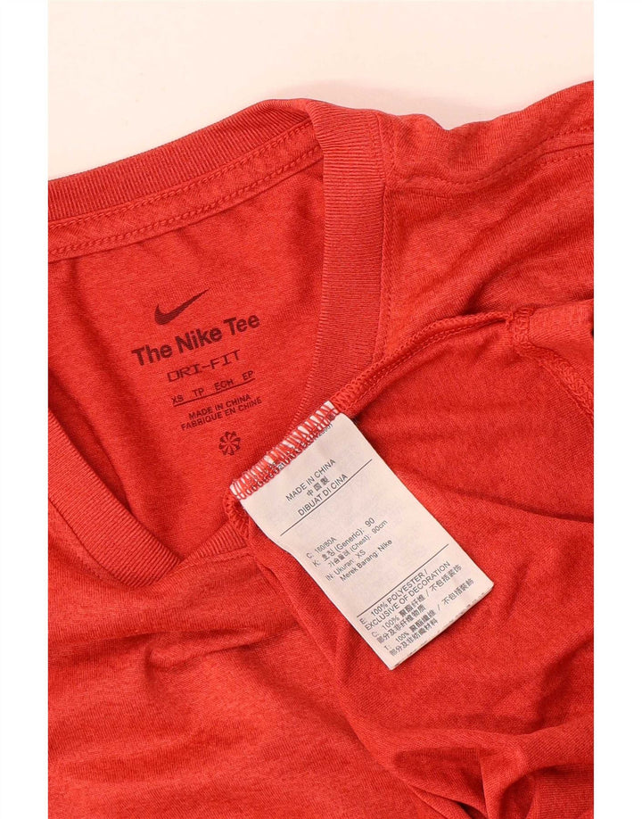 Tricou pentru bărbați Nike Dri Fit Top XS Poliester roșu
