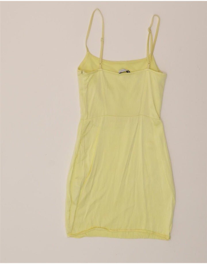 Rochie Slip Femei ZARA UK 8 Small Yellow Viscose