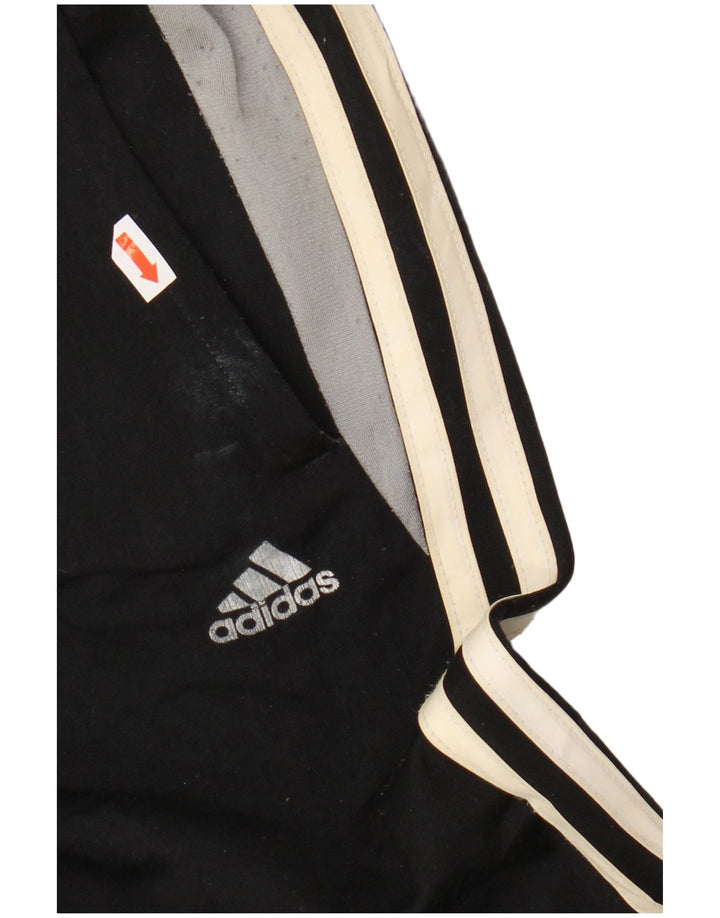 Pantaloni de trening ADIDAS pentru bărbați UK 38/40 Medium Black Colorblock