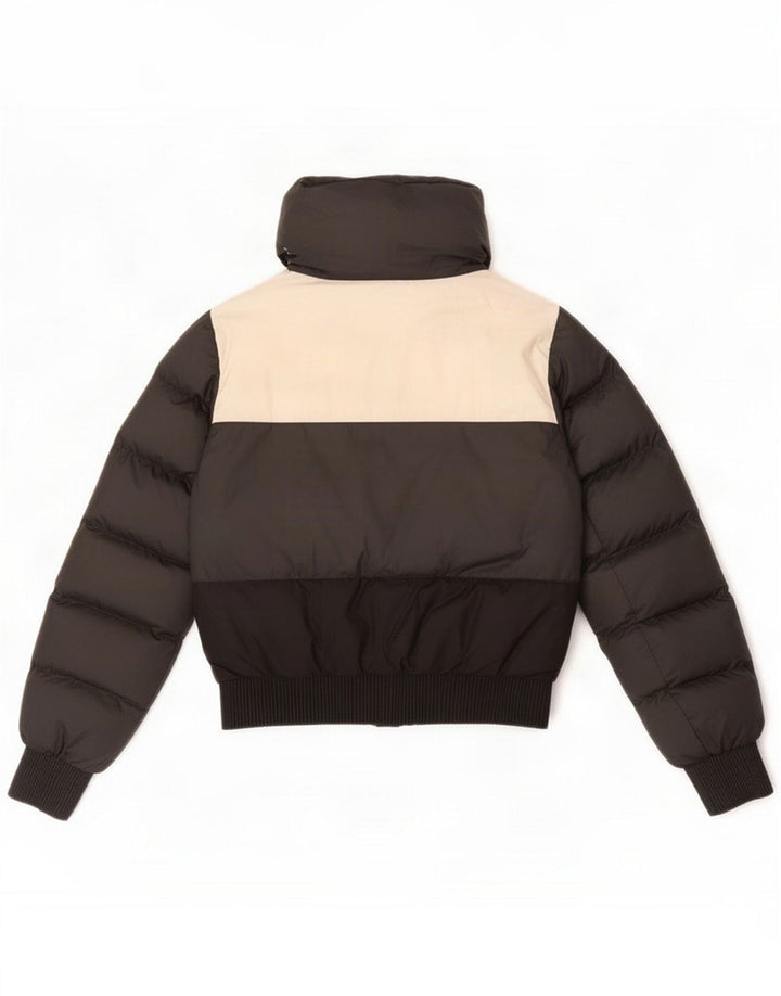 Champion Jachetă căptușită cu grafică pentru femei UK 10 Small Gri Colorblock
