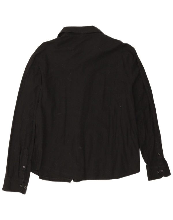 Cămașă pentru bărbați Reiss 2XL bumbac negru