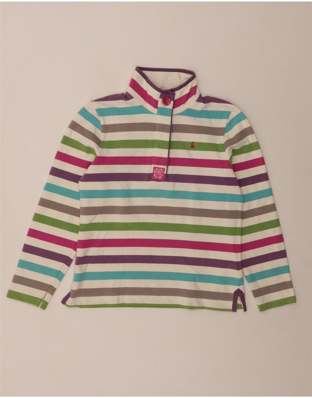 JOULES Pulover pentru damă, UK 10, mic, cu dungi multicolore