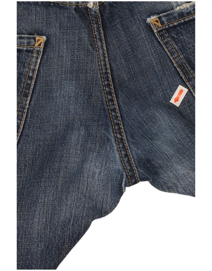 Dsquared Blugi slim pentru femei distressed IT 46 Large W32 L29 Blue Bumbac