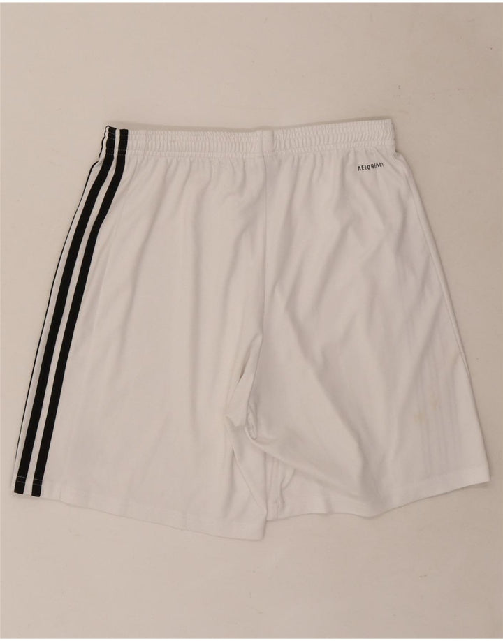 Pantaloni scurți Adidas Aeroready Sport pentru bărbați, poliester alb mediu