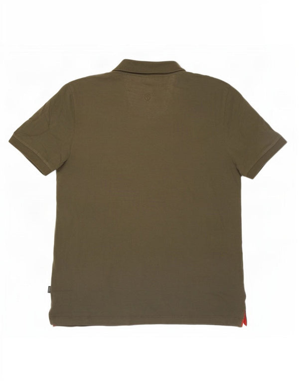 Tricou polo pentru bărbați Fat Face XL, bumbac cu dungi kaki