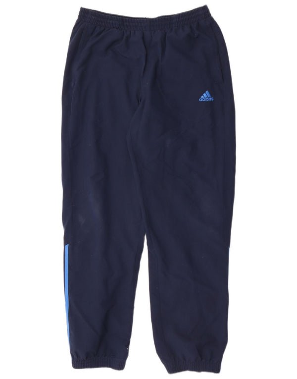Pantaloni de trening pentru bărbați Adidas Pantaloni de jogging mari, bleumarin, poliester