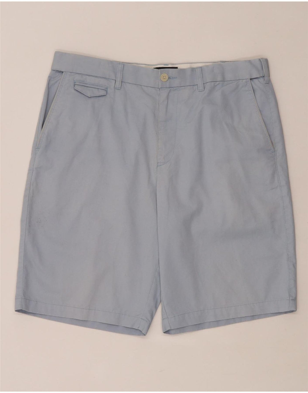 MARKS & SPENCER Pantaloni scurți chino pentru bărbați Blue Harbour W36, bumbac albastru mare