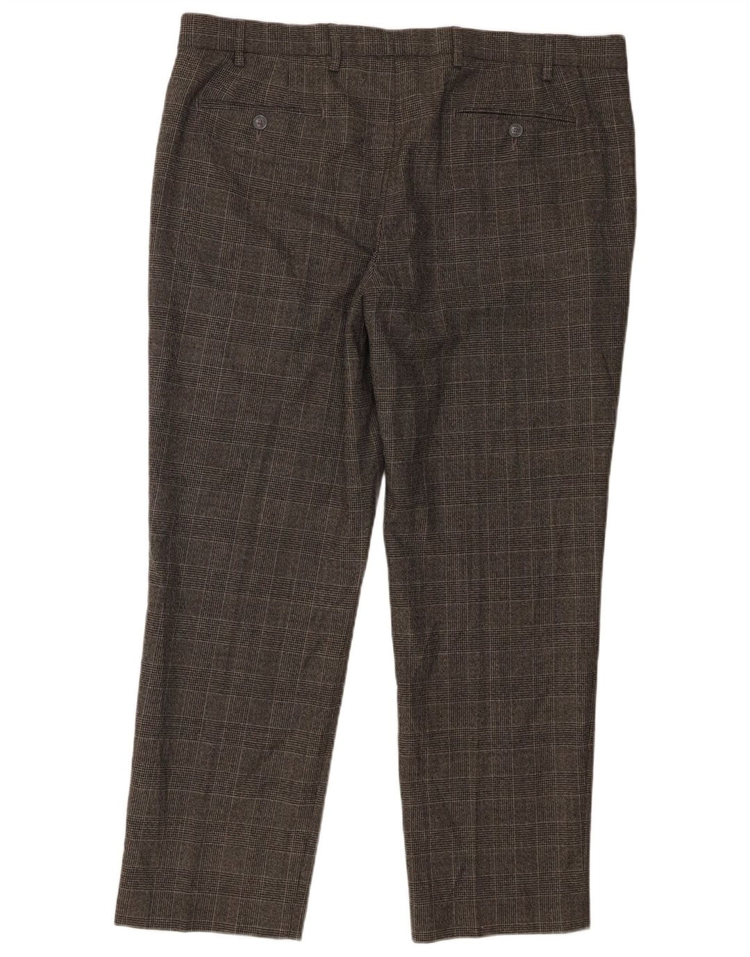 Marks & Spencer Pantaloni de costum pentru bărbați, drepți, cu croiala normală, L40 L29, gri