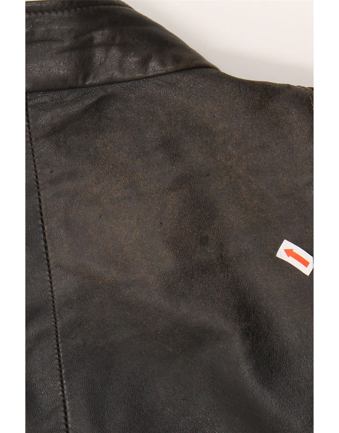 VINTAGE Mens Leather Jacket IT 46 Small Black Leather Vintage Vintage and Second-Hand Vintage from Messina Hembry 