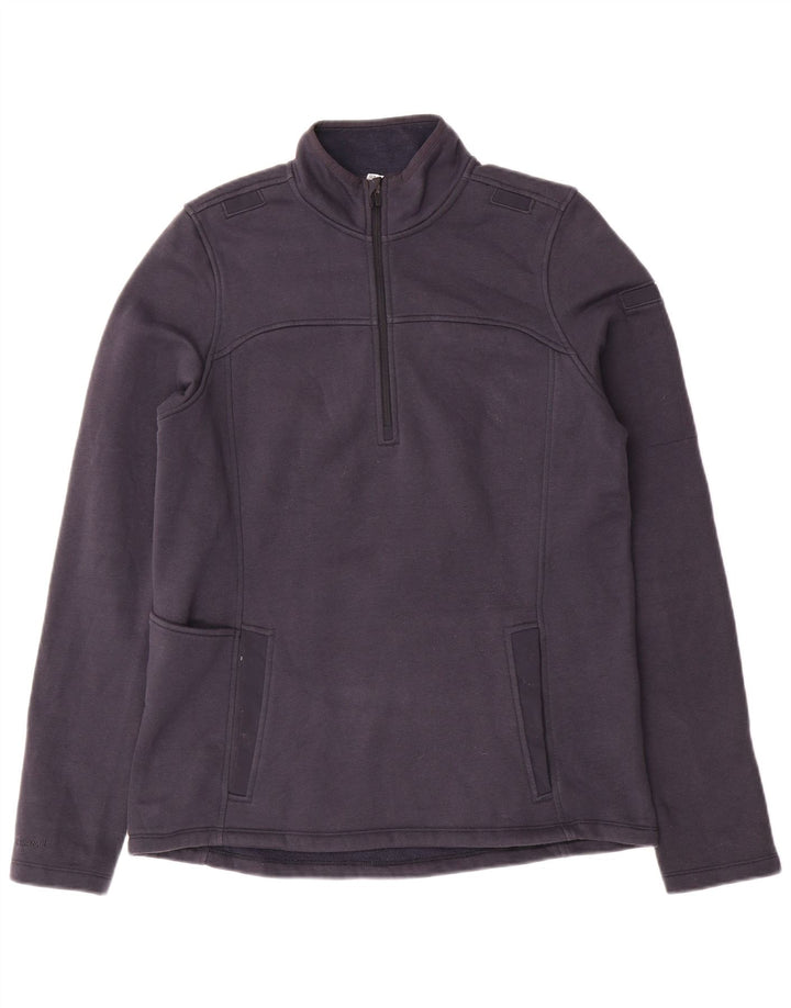 Hanorac pentru bărbați UNDER ARMOUR Cold Gear, cu fermoar și gât, Jumper Mediu Bleumarin