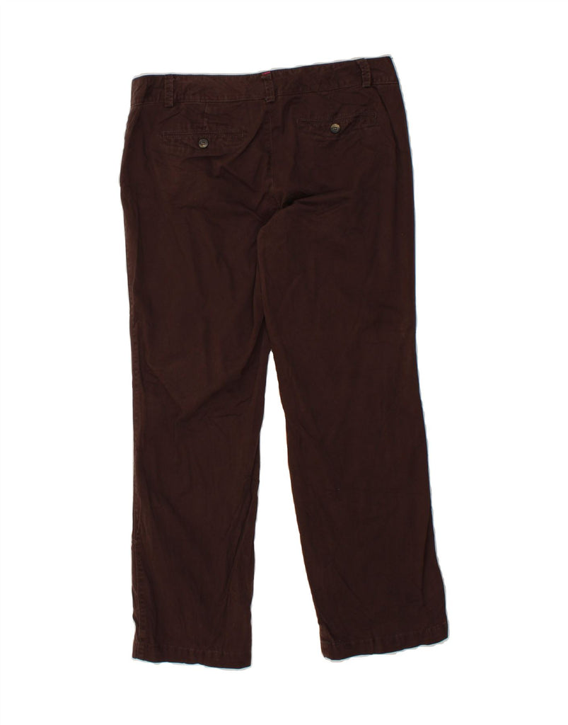 DOCKERS Womens Straight Chino Trousers US 12 Large W34 L37  Brown Cotton Vintage Dockers and Second-Hand Dockers from Messina Hembry 