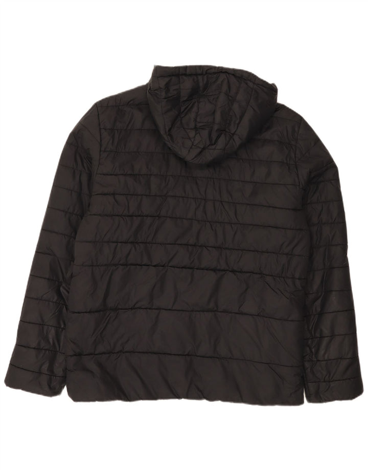 Jack & Jones Jachetă căptușită cu glugă pentru bărbați UK 40 Large Black