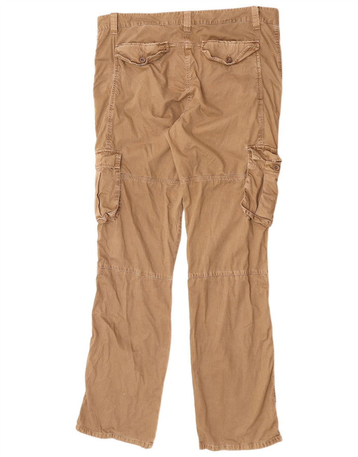 Pantaloni cargo drepti pentru bărbați Mac W40 L38 bumbac maro