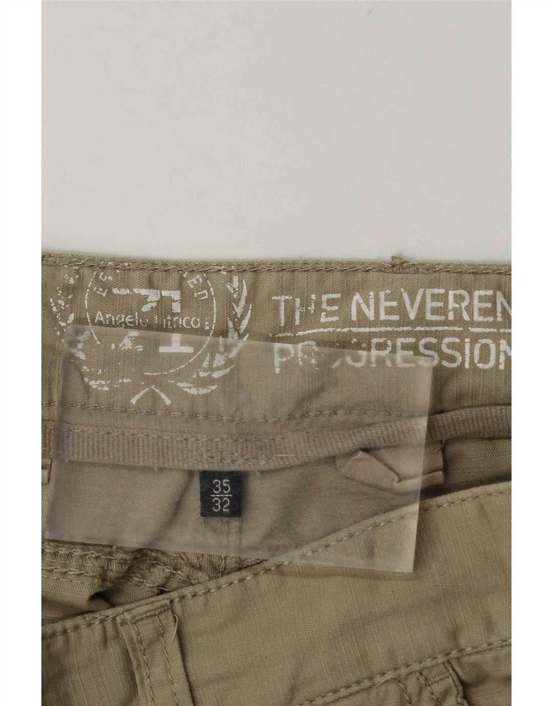 Pantaloni Cargo Drepți Vintage Bărbați L35 L32 Bej