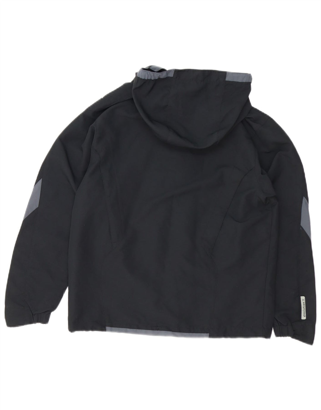 UMBRO Jachetă de ploaie cu glugă pentru femei UK 14 Medium Black Colorblock Poliester