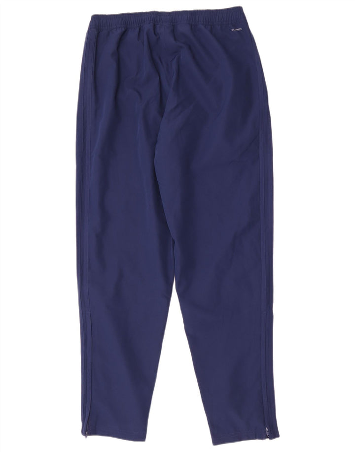 Pantaloni de trening Adidas Climalite pentru bărbați, poliester mediu bleumarin