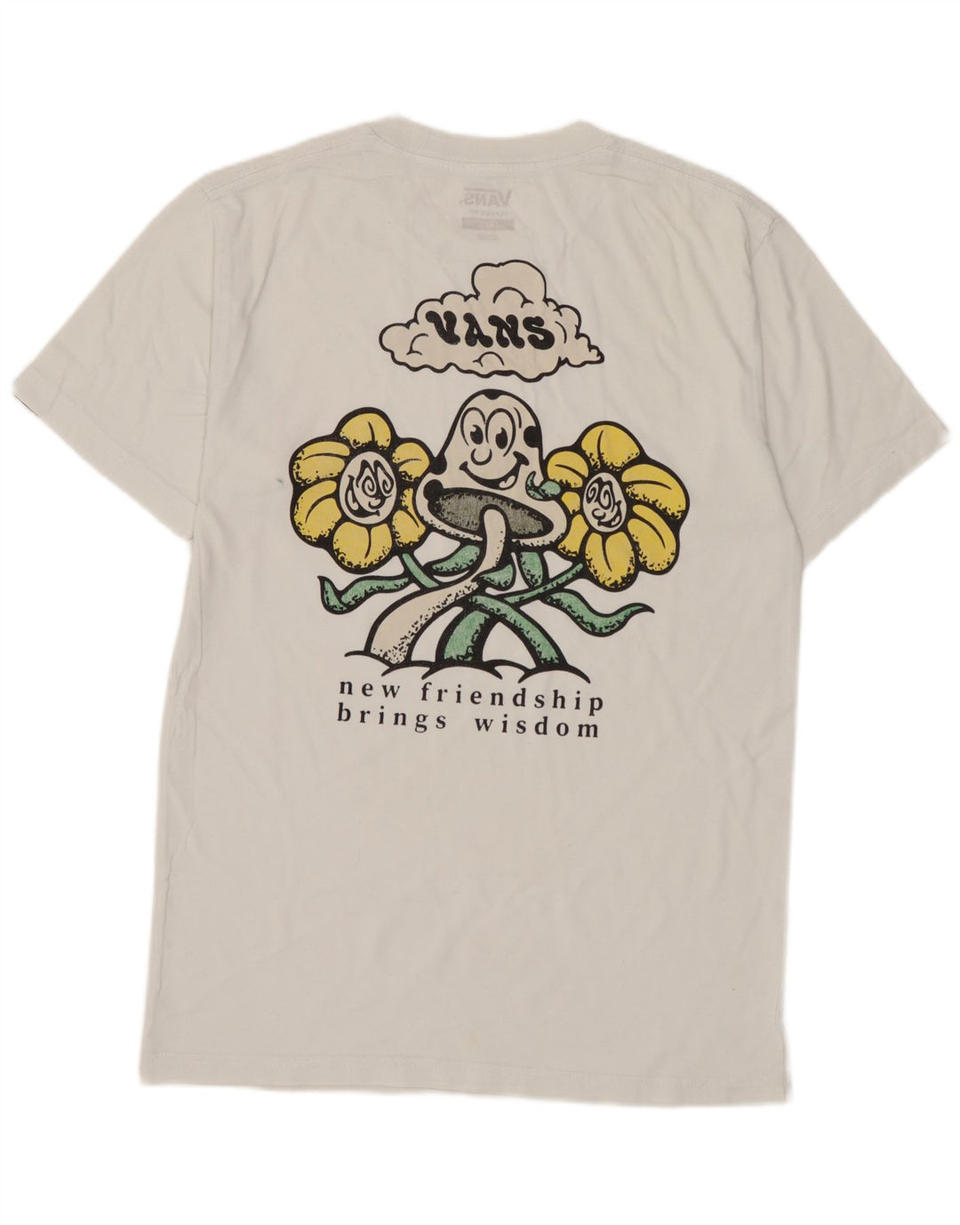 Tricou grafic Vans Classic Fit Top Mic Alb