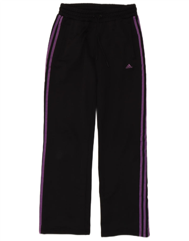 Pantaloni de trening Adidas pentru femei UK 10 Poliester negru mic