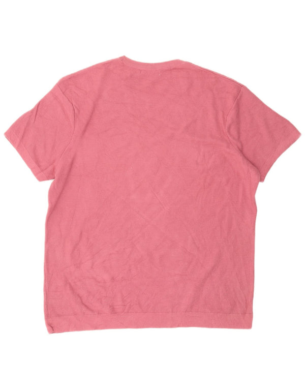 Tricou pentru bărbați Zara Top XL roz