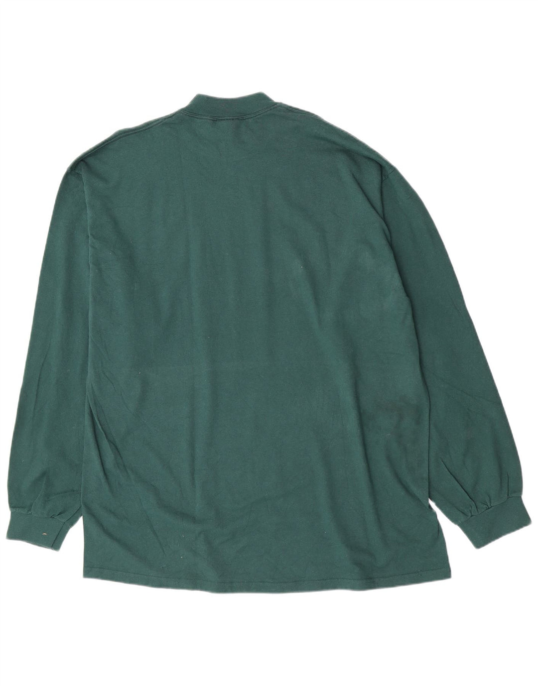 Top pentru bărbați Nike cu mânecă lungă 2XL, bumbac verde