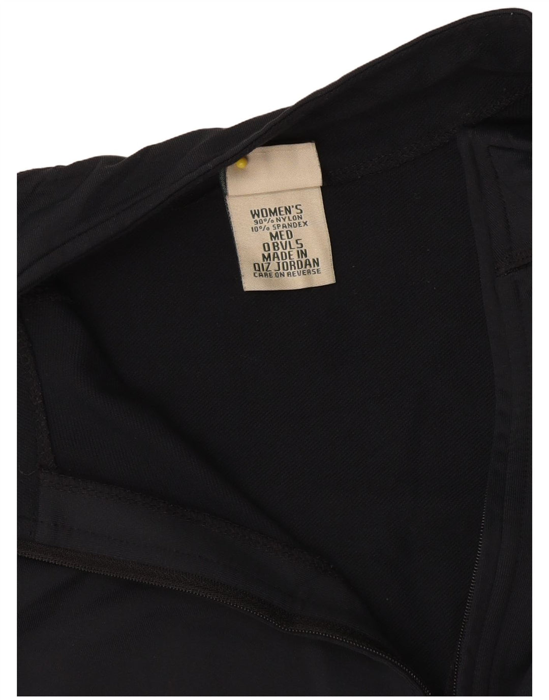 L.L.Bean pentru femei, cu fermoar și gât, pulover, trening Top UK 14 Medium Black Nylon