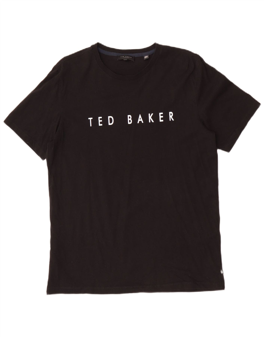 Tricou grafic pentru bărbați Ted Baker Mărimea 3, bumbac mediu negru