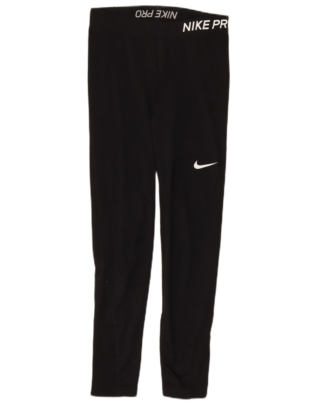 Leggings pentru femei Nike Slim Fit UK 14 Mediu Negru Poliester Sport