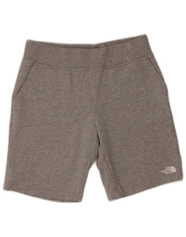 Pantaloni scurți sport pentru băieți The North Face 11-12 ani, mari, gri, bumbac cu pete