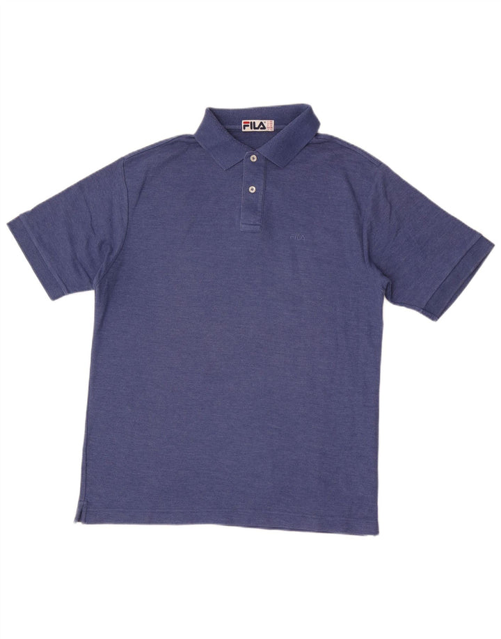 Tricou polo Fila pentru bărbați, mediu bleumarin