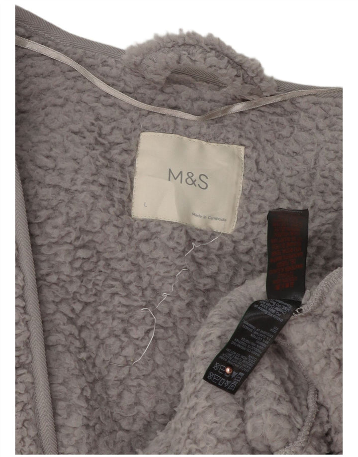 Marks & Spencer pardesiu supradimensionat pentru femei, UK 16, mare, gri