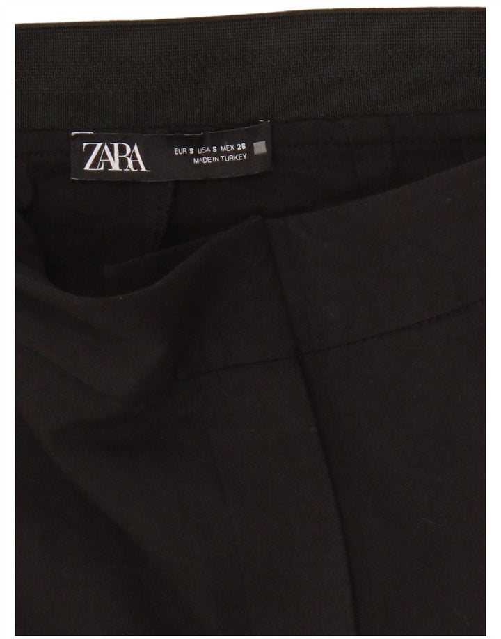 Pantaloni tăiați pentru femei Zara Mici L26 L23 Negri