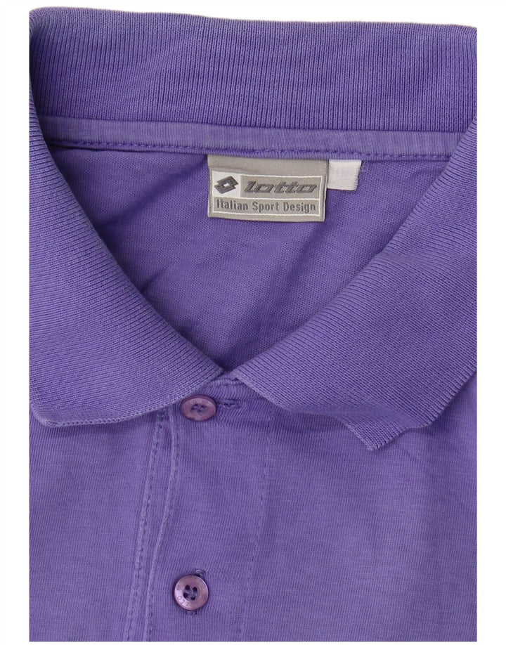 Tricou polo pentru bărbați LOTTO mare violet