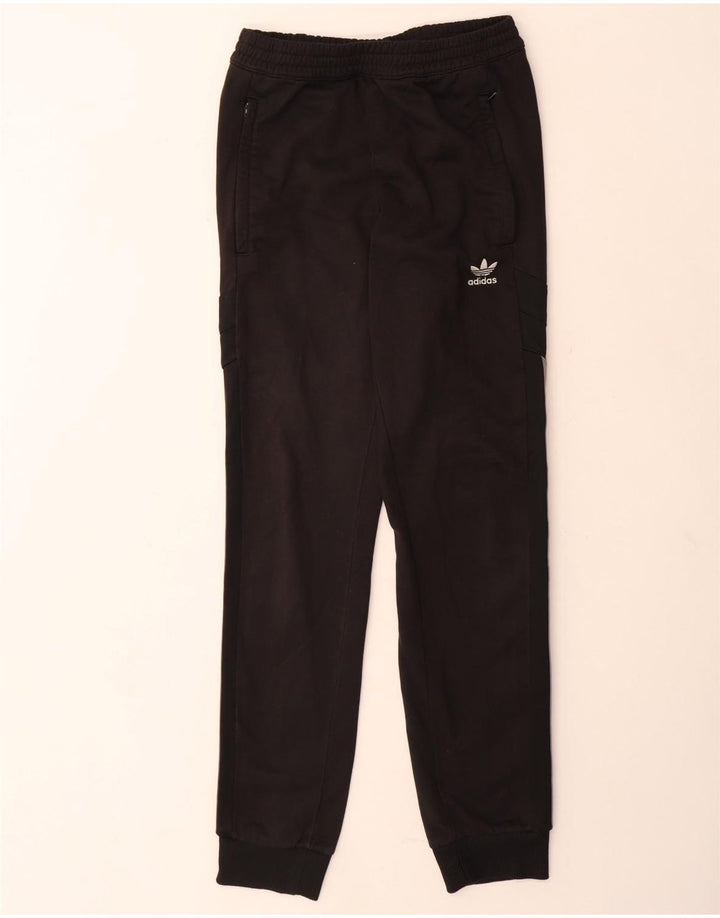 Pantaloni de trening cu grafică Adidas pentru bărbați Pantaloni de jogging Mici Poliester negru
