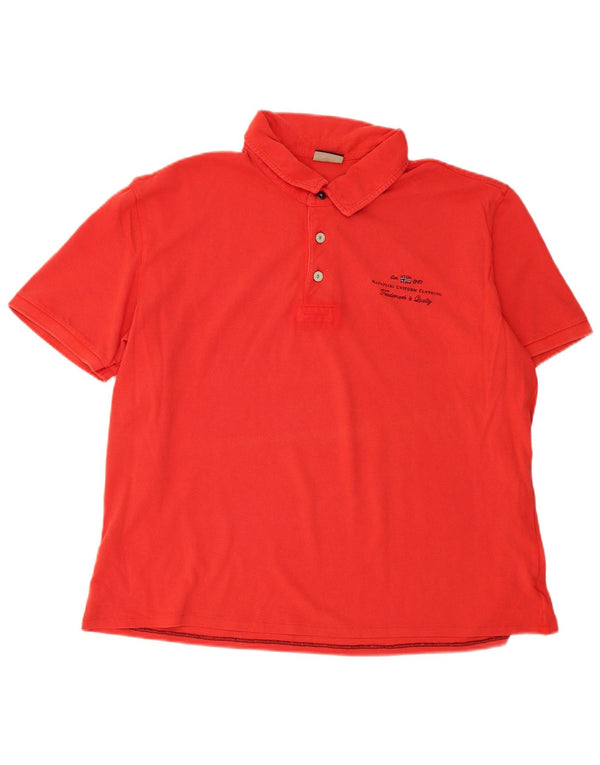 Tricou polo pentru bărbați Napapijri 3XL bumbac roșu