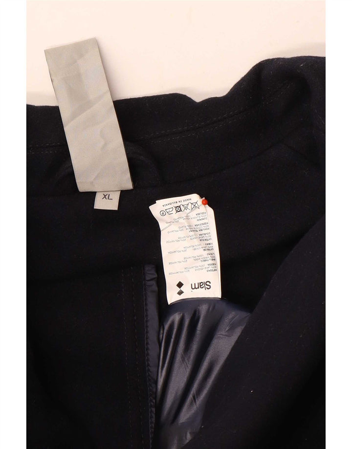 Palton pentru bărbați Slam UK 42 XL Lână bleumarin