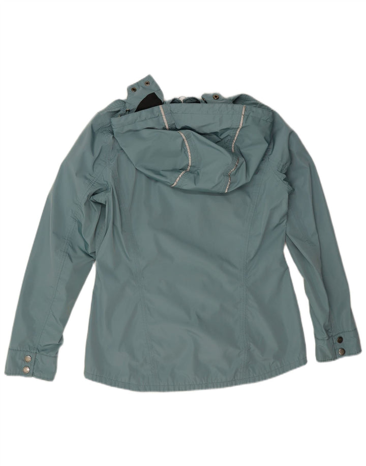 Jachetă de ploaie cu glugă Barbour pentru femei UK 14 Large Blue