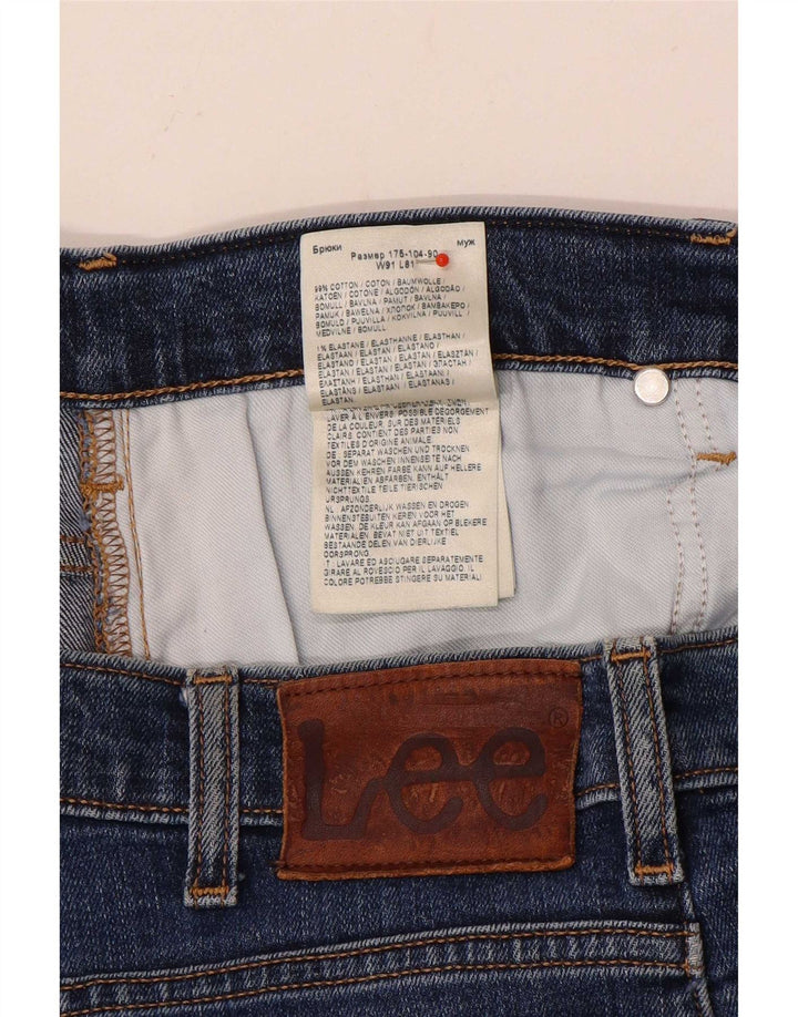 Blugi Lee Brooklyn Straight pentru bărbați W36 L32 Bumbac albastru