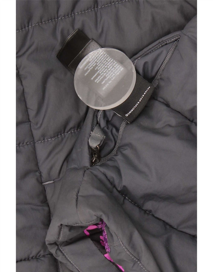 Jachetă reversibilă cu glugă The North Face pentru fete 9-10 ani mediu negru
