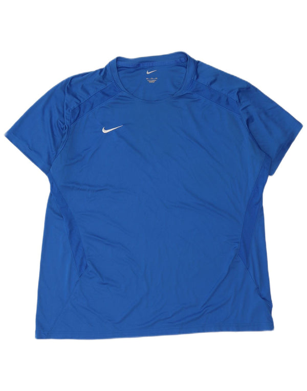 Tricou pentru bărbați NIKE Top 2XL poliester albastru